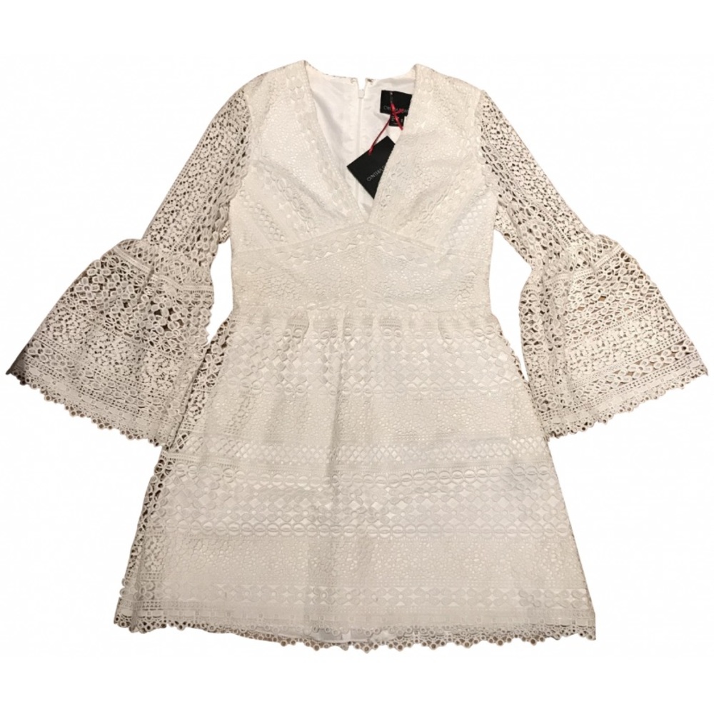 Cynthia Rowley Lace A Line Bell Sleeve Dress